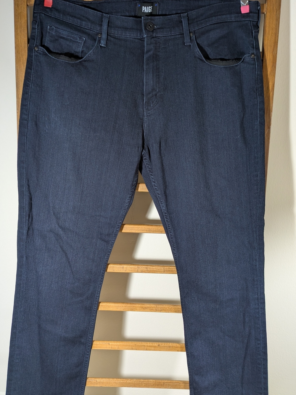 PAIGE Men's Navy Slim Jeans